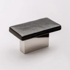 Sietto Skyline 2 Inch Rectangular Cabinet Knob Polished Nickel