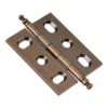 Keeler Surface Face Mounted Screw-On Cabinet Door Hinge - Pair Wellington Bronze -Cabinet Hardware Store keeler p8290 15r 406