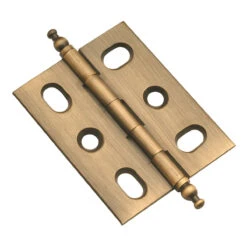 Keeler Surface Face Mounted Screw-On Cabinet Door Hinge - Pair Wellington Bronze -Cabinet Hardware Store keeler p8290 ab 407