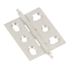 Keeler Surface Face Mounted Screw-On Cabinet Door Hinge - Pair Wellington Bronze -Cabinet Hardware Store keeler p8290 sn 408