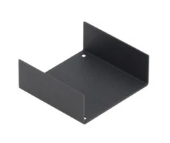 Kessebohmer StraightLine 3-5/8 Inch Wide U-Shape Drawer Box Divider For Drawer Organizers Graphite Black