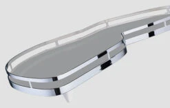 Kessebohmer LeMans Left Swing 32-1/4 Inch Wide Blind Corner Organizer Chrome / Maple 8 Kessebohmer LeMans Left Swing 32-1/4 Inch Wide Blind Corner Organizer Chrome / Maple -Cabinet Hardware Store kessebohmer 2850310005 7702448