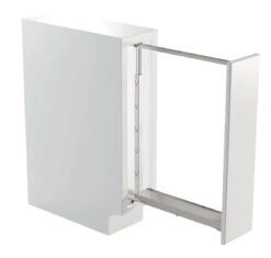 Kessebohmer 11" Wide Trays For 24" To 32" Base Pull Out Cabinet Kit Chrome / Maple -Cabinet Hardware Store kessebohmer base11 kit alternative image 22