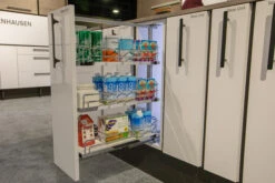 Kessebohmer 11" Wide Trays For 24" To 32" Base Pull Out Cabinet Kit Chrome / Maple -Cabinet Hardware Store kessebohmer base11 kit alternative image 29