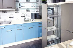 Kessebohmer Dispensa Series 14" Trays For 31-1/2" To 47-1/4" Small Cabinet Pull Out Kit Silver / Maple 29 Kessebohmer Dispensa Series 14" Trays For 31-1/2" To 47-1/4" Small Cabinet Pull Out Kit Silver / Maple -Cabinet Hardware Store kessebohmer dsp s14 kit alternative image 317