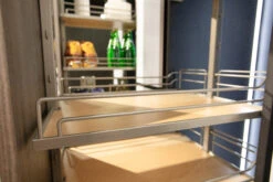 Kessebohmer Dispensa Series 17" Trays For 31-1/2" To 47-1/4" Small Cabinet Pull Out Kit Silver / Maple 27 Kessebohmer Dispensa Series 17" Trays For 31-1/2" To 47-1/4" Small Cabinet Pull Out Kit Silver / Maple -Cabinet Hardware Store kessebohmer dsp s17 kit alternative image 327 1