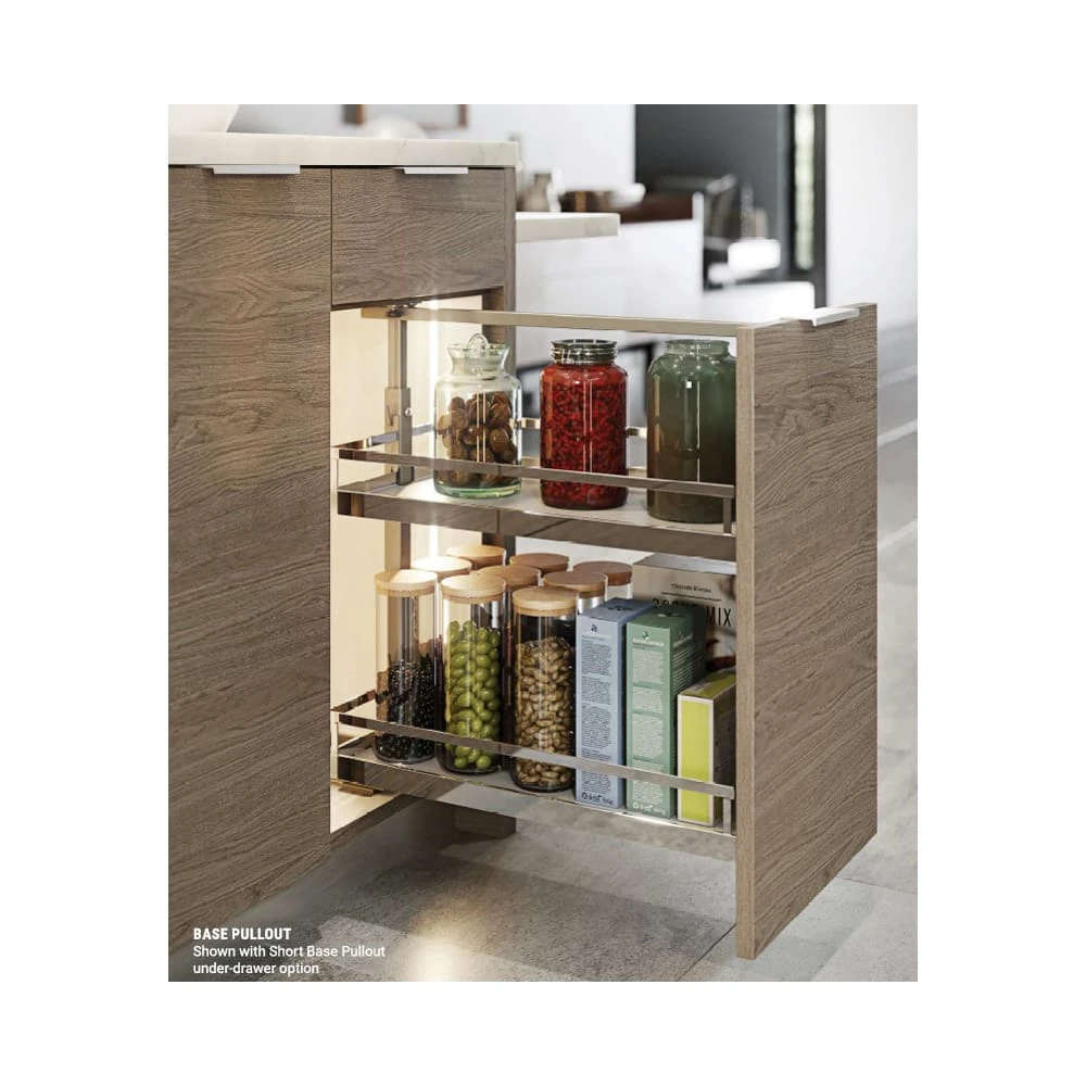 Kessebohmer 17 Wide Trays For 20" To 28" Base Pull Out Cabinet Kit Champagne / Maple 3 Kessebohmer 17 Wide Trays For 20" To 28" Base Pull Out Cabinet Kit Champagne / Maple