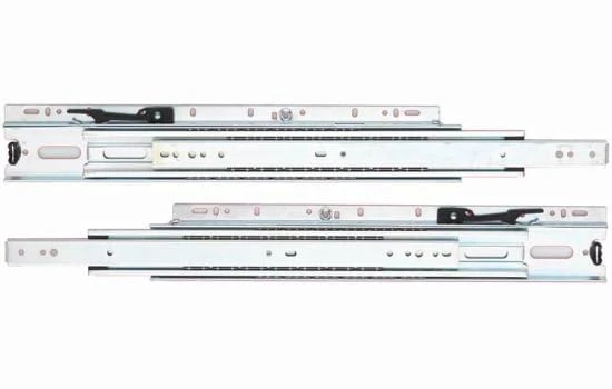 Knape And Vogt 6505 Series 22 Inch Over Travel Side Mount Ball Bearing Drawer Slide With 125 Lbs. Weight Capacity - Pair Zinc 3 Knape And Vogt 6505 Series 22 Inch Over Travel Side Mount Ball Bearing Drawer Slide With 125 Lbs. Weight Capacity - Pair Zinc
