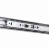 Knape And Vogt 8400 Series 18" Full Extension Side Mount Ball Bearing Drawer Slides With 100 Pound Weight Capacity - Pair Anochrome