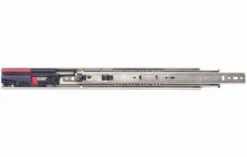 Knape And Vogt 8450FM Series 20 Inch Full Extension Side Mount Ball Bearing Drawer Slide With 100 Lbs. Weight Capacity, Self Close And Soft Close - Pair Anochrome