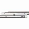 Knape And Vogt 8505 Series 18 Inch Over Travel Side Mount Ball Bearing Drawer Slides With 150 Pound Weight Capacity And Quick Disconnect - Pair Anochrome