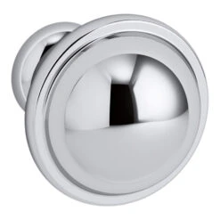 Kohler Damask 1 Inch Mushroom Cabinet Knob Chrome