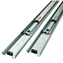 Liberty Hardware 16 Inch Full Extension Ball Bearing Drawer Slide With 100 Pound Lbs. Weight Capacity - Pair Zinc Plated