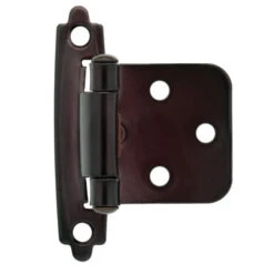 Liberty Hardware Traditional Steel Self-Closing Overlay Hinge (Sold As A Pair) - 30 Pack Oil Rubbed Bronze