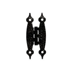 Liberty Hardware 3-7/16 X 1-7/16 Inch Hammercraft Flush Hinge (Set Of 2) - 30 Pack Matte Black