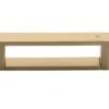 Manzoni Box Series 6-5/16" Center To Center Urban Modern Cabinet Handle / Cabinet Pull Satin Brass 1 Manzoni Box Series 6-5/16" Center To Center Urban Modern Cabinet Handle / Cabinet Pull Satin Brass -Cabinet Hardware Store manzoni mc2780 160 satinbrass