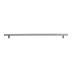 Manzoni Stainless Steel 14 Inch Center To Center Bar Cabinet Pull Satin Stainless