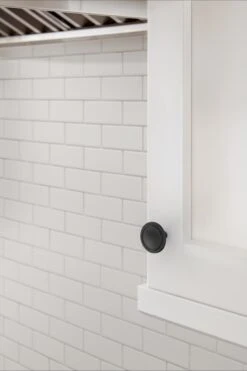 Miseno Bella 1-1/4 Inch Mushroom Cabinet Knob - Pack Of 10 Matte Black -Cabinet Hardware Store miseno mckbk2125 10pk alternate image 582