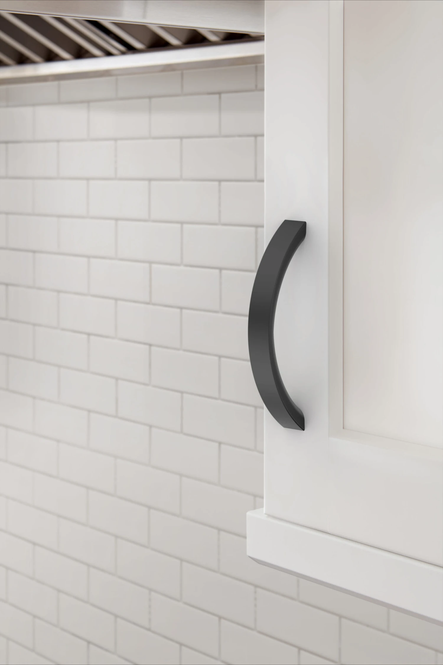 Miseno Broadway 3-3/4 Inch Center To Center Arch Cabinet Pull - Pack Of 10 Polished Chrome 4 Miseno Broadway 3-3/4 Inch Center To Center Arch Cabinet Pull - Pack Of 10 Polished Chrome - Image 2