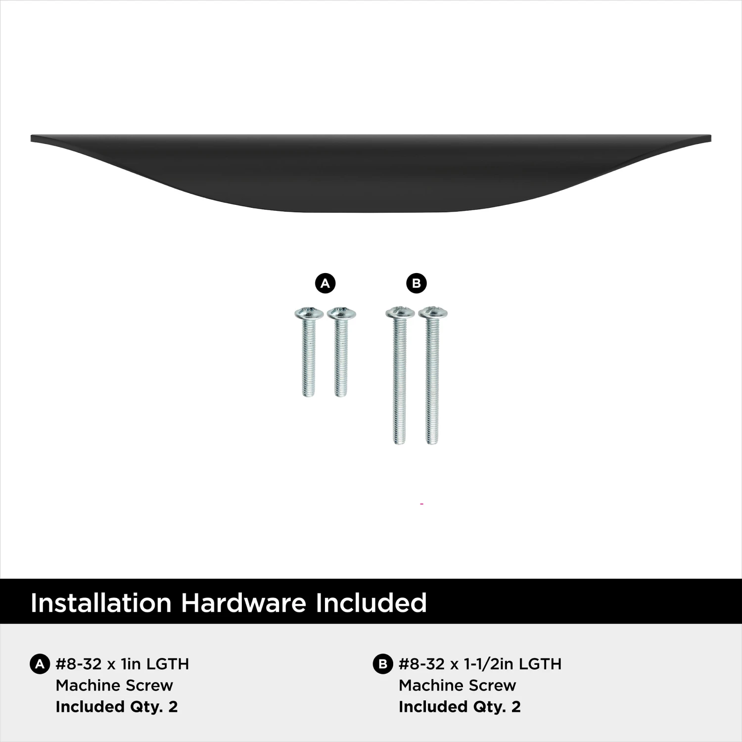 Miseno Dayton 5-1/16 Inch Center To Center Finger Cabinet Pull - Pack Of 25 Polished Chrome 6 Miseno Dayton 5-1/16 Inch Center To Center Finger Cabinet Pull - Pack Of 25 Polished Chrome - Image 4