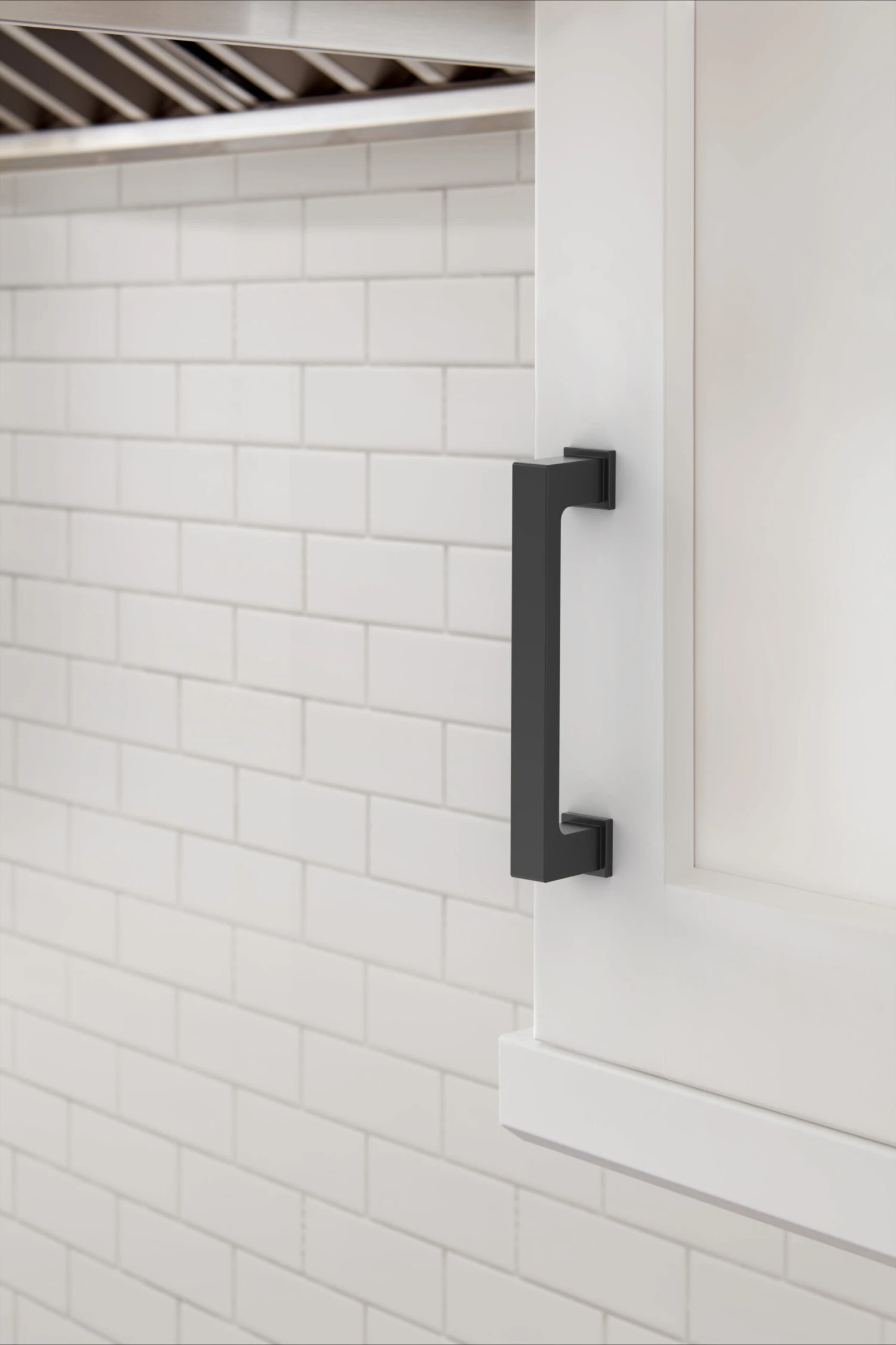 Miseno Henshaw 3-3/4 Inch Center To Center Handle Cabinet Pull - Pack Of 25 Matte Black 8 Miseno Henshaw 3-3/4 Inch Center To Center Handle Cabinet Pull - Pack Of 25 Matte Black - Image 6