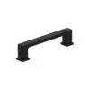 Miseno Henshaw 3-3/4 Inch Center To Center Handle Cabinet Pull - Pack Of 25 Matte Black -Cabinet Hardware Store miseno mcptp1375fb25 5129969