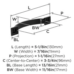 Miseno Garner 3-3/4 Inch Center To Center Handle Cabinet Pull - Pack Of 10 Brushed Satin Nickel -Cabinet Hardware Store miseno mcptp2375 10pk alternate image 974