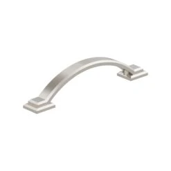 Miseno Garner 3-3/4 Inch Center To Center Handle Cabinet Pull - Pack Of 25 Brushed Satin Nickel