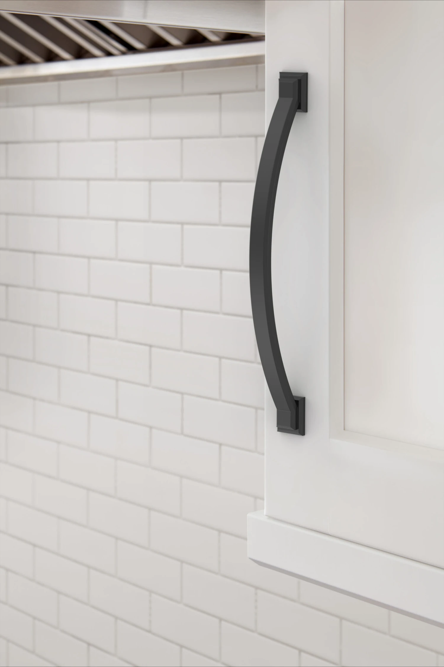 Miseno Garner 6-5/16 Inch Center To Center Handle Cabinet Pull - Pack Of 10 Matte Black 8 Miseno Garner 6-5/16 Inch Center To Center Handle Cabinet Pull - Pack Of 10 Matte Black - Image 6