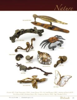 Schaub And Company Neptune 4-1/4" Center To Center Ocean Solid Brass Nautical Octopus Cabinet Handle Pull / Drawer Pull Estate Dover 7 Schaub And Company Neptune 4-1/4" Center To Center Ocean Solid Brass Nautical Octopus Cabinet Handle Pull / Drawer Pull Estate Dover -Cabinet Hardware Store nature 1