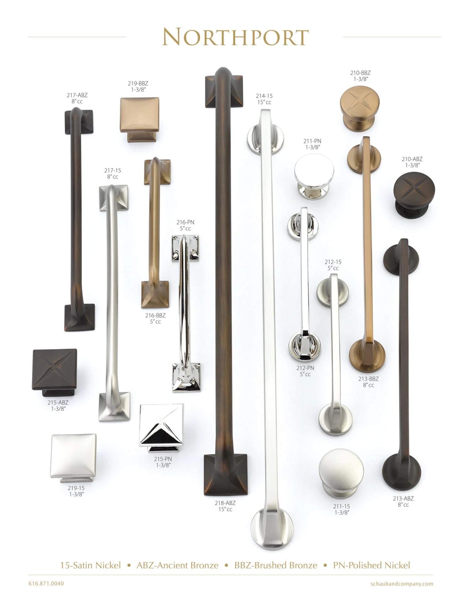 Schaub And Company Northport 5" Center To Center Transitional Handle Cabinet Pulls - 25 Pack Brushed Bronze 5 Schaub And Company Northport 5" Center To Center Transitional Handle Cabinet Pulls - 25 Pack Brushed Bronze - Image 3