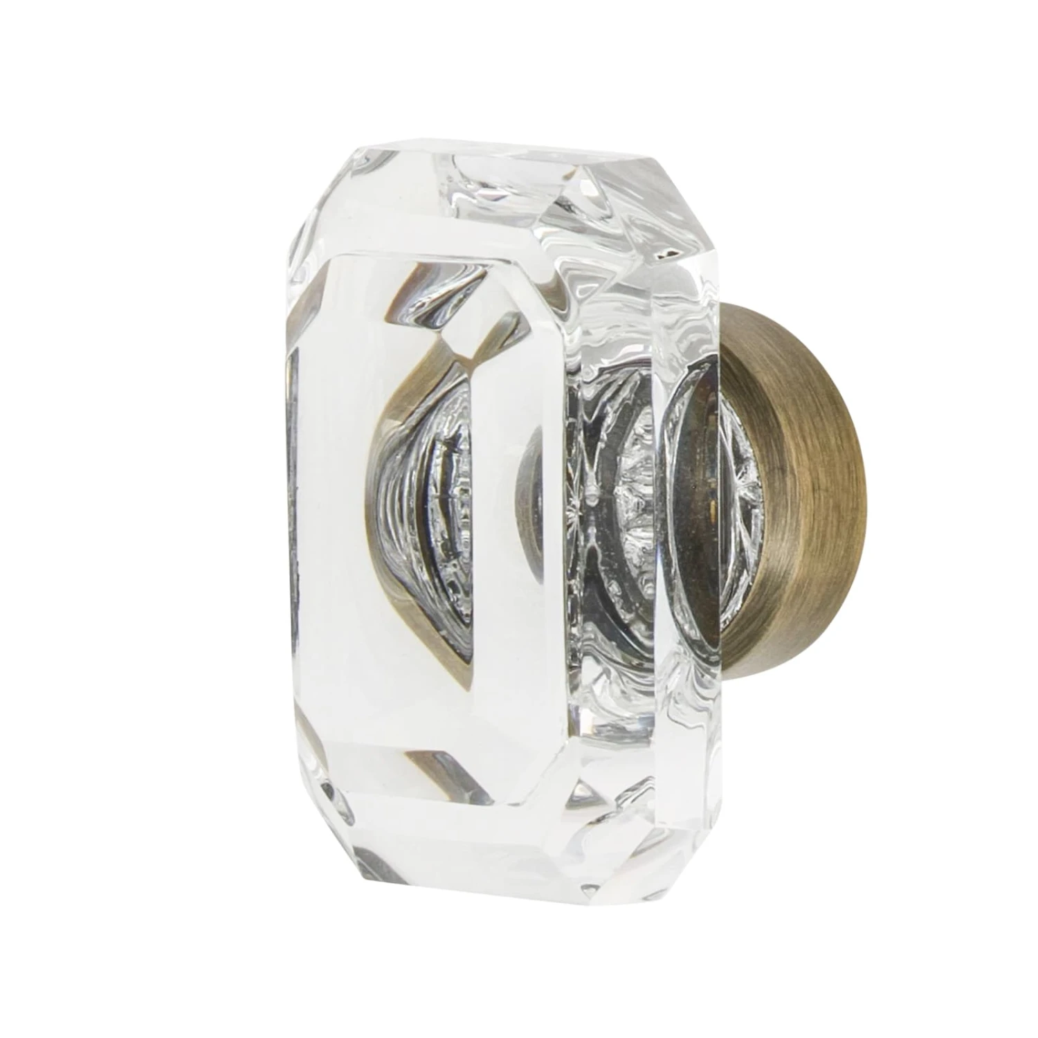 Nostalgic Warehouse Vintage Glam Baguette 1-9/16" Rectangular Faceted Crystal Cabinet Knob Bright Chrome 4 Nostalgic Warehouse Vintage Glam Baguette 1-9/16" Rectangular Faceted Crystal Cabinet Knob Bright Chrome - Image 2