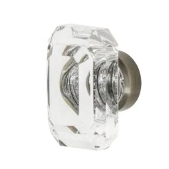 Nostalgic Warehouse Vintage Glam Baguette 1-9/16" Rectangular Faceted Crystal Cabinet Knob Bright Chrome 12 Nostalgic Warehouse Vintage Glam Baguette 1-9/16" Rectangular Faceted Crystal Cabinet Knob Bright Chrome -Cabinet Hardware Store nostalgic warehouse 750026 5687067