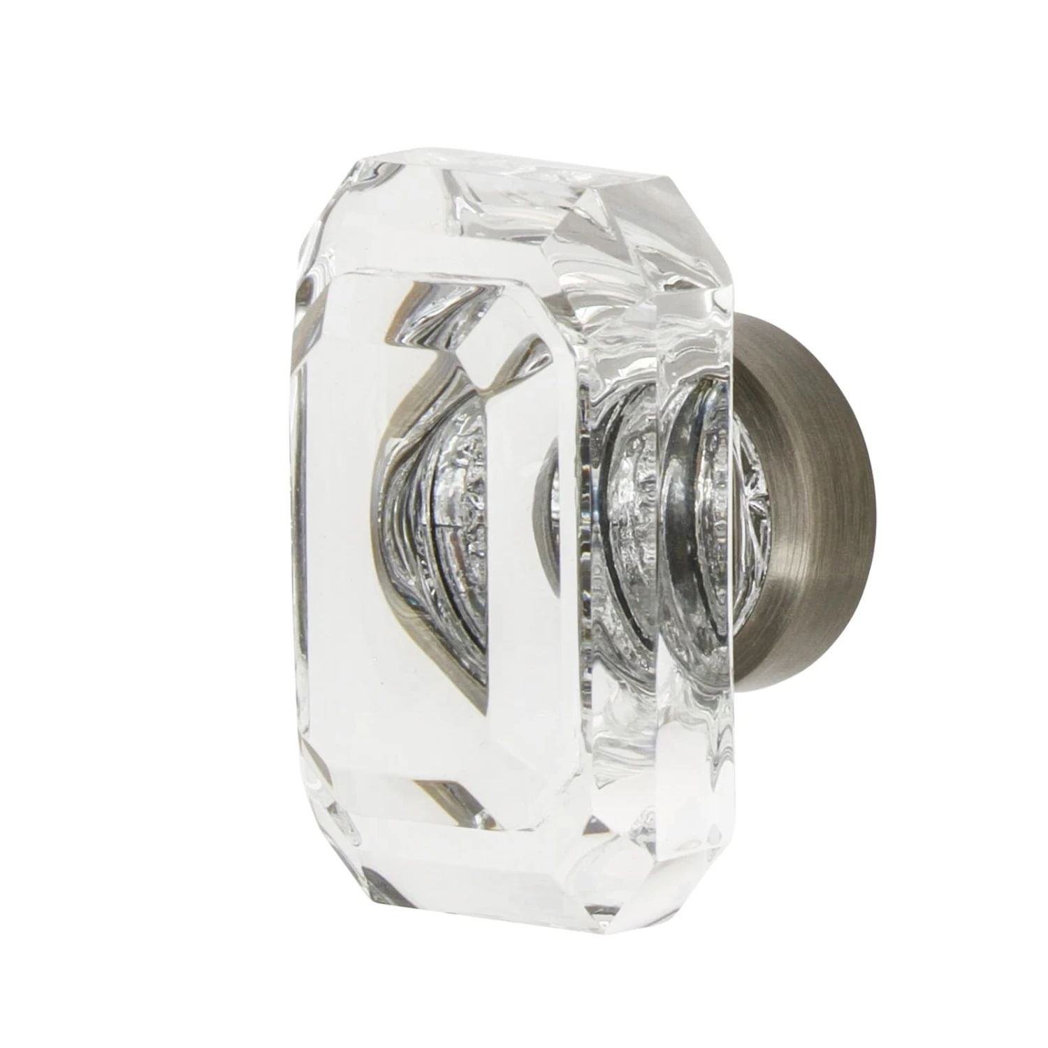 Nostalgic Warehouse Vintage Glam Baguette 1-9/16" Rectangular Faceted Crystal Cabinet Knob Bright Chrome 5 Nostalgic Warehouse Vintage Glam Baguette 1-9/16" Rectangular Faceted Crystal Cabinet Knob Bright Chrome - Image 3
