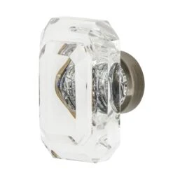 Nostalgic Warehouse Vintage Luxe Baguette 1-3/4" Rectangular Faceted Crystal Cabinet Knob Bright Chrome -Cabinet Hardware Store nostalgic warehouse 755442 5687067