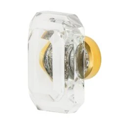 Nostalgic Warehouse Vintage Luxe Baguette 1-3/4" Rectangular Faceted Crystal Cabinet Knob Bright Chrome -Cabinet Hardware Store nostalgic warehouse 755444 5687067