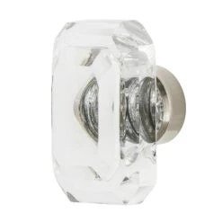 Nostalgic Warehouse Vintage Luxe Baguette 1-3/4" Rectangular Faceted Crystal Cabinet Knob Bright Chrome -Cabinet Hardware Store nostalgic warehouse 755445 5687067