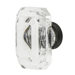 Nostalgic Warehouse Vintage Luxe Baguette 1-3/4" Rectangular Faceted Crystal Cabinet Knob Bright Chrome -Cabinet Hardware Store nostalgic warehouse 755447 5687067
