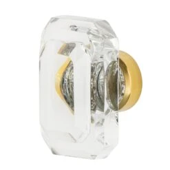 Nostalgic Warehouse Vintage Luxe Baguette 1-3/4" Rectangular Faceted Crystal Cabinet Knob Bright Chrome -Cabinet Hardware Store nostalgic warehouse 755448 5687067