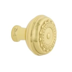 Nostalgic Warehouse Meadows 1-3/8 Inch Mushroom Cabinet Knob Satin Brass -Cabinet Hardware Store nostalgic warehouse 756119 8377038