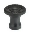 Omnia Classic & Modern 1-1/4 Inch Mushroom Cabinet Knob Oil Rubbed Black