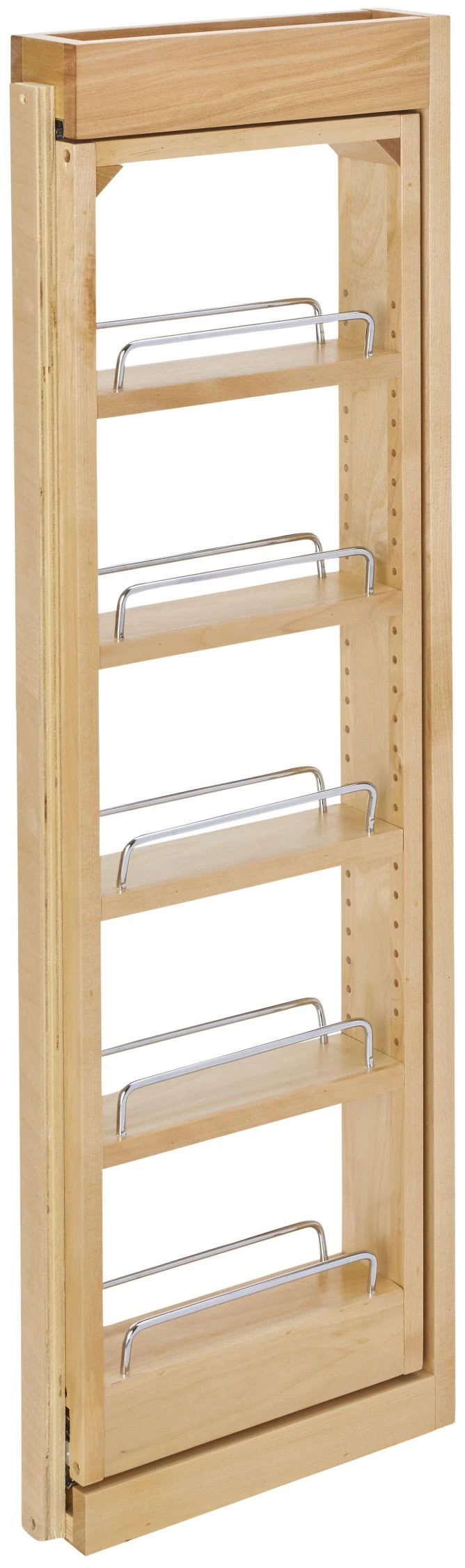 Rev-A-Shelf 432 Series 3 Inch Pull Out Cabinet Filler With Adjustable Shelves For 36 Inch High Wall Cabinets Natural 3 Rev-A-Shelf 432 Series 3 Inch Pull Out Cabinet Filler With Adjustable Shelves For 36 Inch High Wall Cabinets Natural