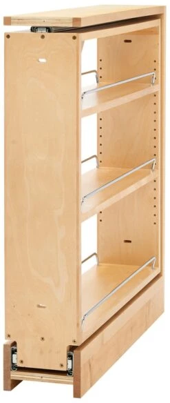 Rev-A-Shelf 438 Series 6 Inch Pull Out Cabinet Organizer With Adjustable Shelves N/A