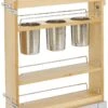 Rev-A-Shelf 448 Series 5 Inch Pull Out Cabinet Organizer With Adjustable Shelves And Soft Close N/A 1 Rev-A-Shelf 448 Series 5 Inch Pull Out Cabinet Organizer With Adjustable Shelves And Soft Close N/A -Cabinet Hardware Store rev a shelf 448ut bcsc 5c 531885