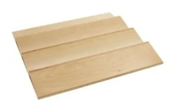 Rev-A-Shelf 4SDI Series 22 Inch Trimmable Spice Rack Drawer Insert Natural Maple