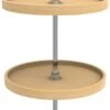 Rev-A-Shelf Wood Classic 20 Inch Full Circle 3 Shelf Lazy Susan Set With Adjustable 38-46 Inch Shaft Natural Wood 2 Rev-A-Shelf Wood Classic 20 Inch Full Circle 3 Shelf Lazy Susan Set With Adjustable 38-46 Inch Shaft Natural Wood -Cabinet Hardware Store rev a shelf 4wls073 20 536 531885