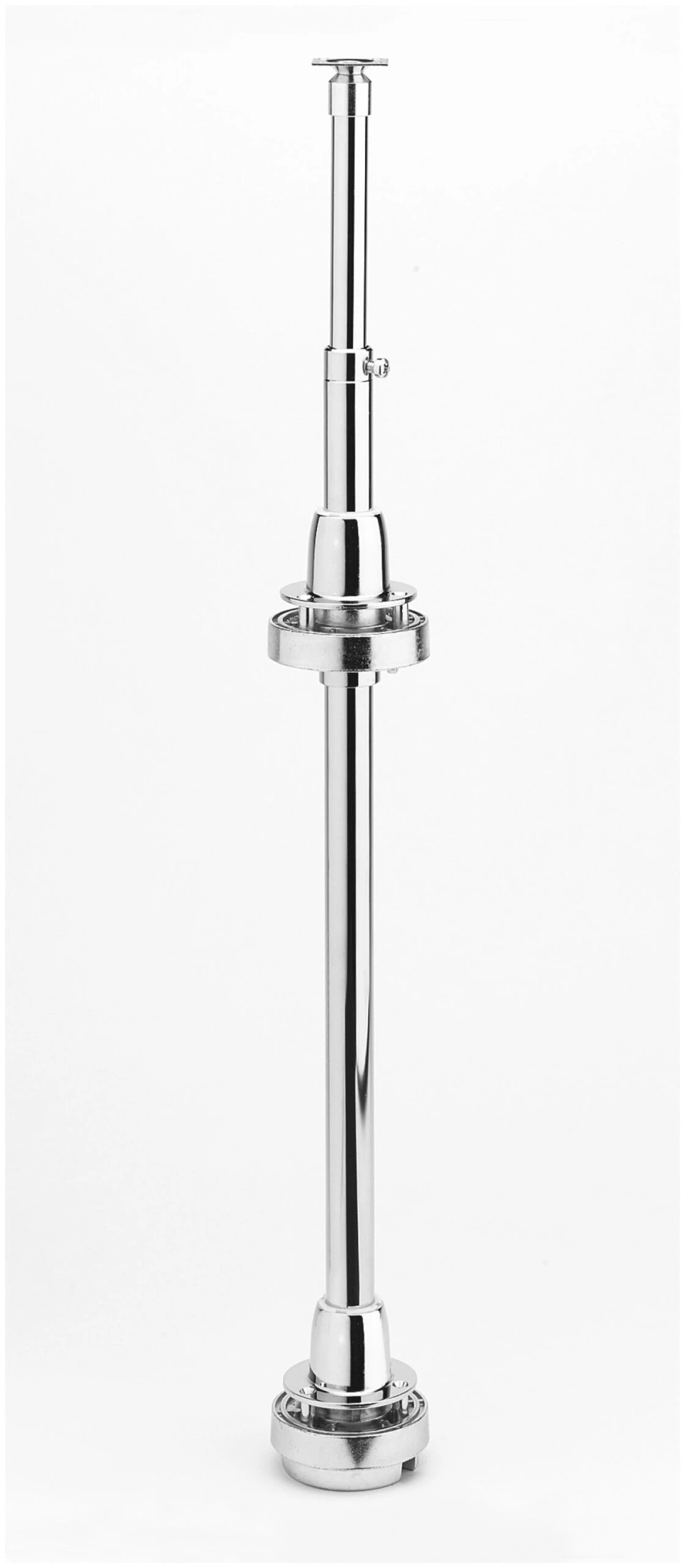 Rev-A-Shelf Wood Classic 22 Inch D-Shaped 2 Shelf Lazy Susan Set With Adjustable 26-32 Inch Shaft Natural Wood 7 Rev-A-Shelf Wood Classic 22 Inch D-Shaped 2 Shelf Lazy Susan Set With Adjustable 26-32 Inch Shaft Natural Wood - Image 5