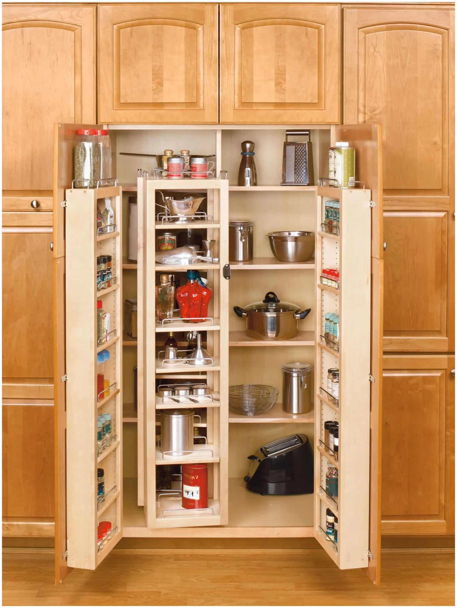 Rev-A-Shelf 4WP Series 57 Inch Swing Out Full Pantry Cabinet Organizer Kit Natural 5 Rev-A-Shelf 4WP Series 57 Inch Swing Out Full Pantry Cabinet Organizer Kit Natural - Image 3