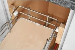 Rev-A-Shelf 5322 Series 7 Inch Pull Out Two-Tier Cabinet Organizer With Soft Close Onion Gray -Cabinet Hardware Store rev a shelf 5322 bcsc 6 alternate image 1019