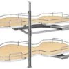 Rev-A-Shelf 5372 Series Right Handed Pull Out 2 Tier Blind Corner Kitchen Cabinet Organizer For 21 Inch Cabinet Opening Maple 1 Rev-A-Shelf 5372 Series Right Handed Pull Out 2 Tier Blind Corner Kitchen Cabinet Organizer For 21 Inch Cabinet Opening Maple -Cabinet Hardware Store rev a shelf 5372 21 mp r 531885
